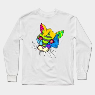 Cat Head Long Sleeve T-Shirt